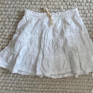 Aerie White Mini Skirt